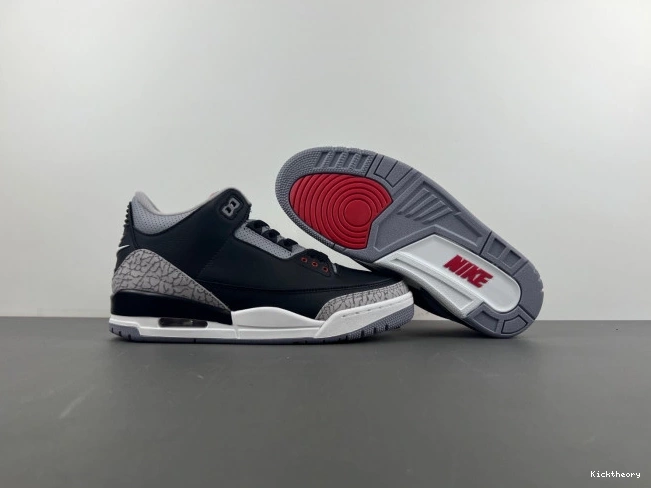 Kick Theory Black Cement DN3707-010 Air 3 Jordan 0809